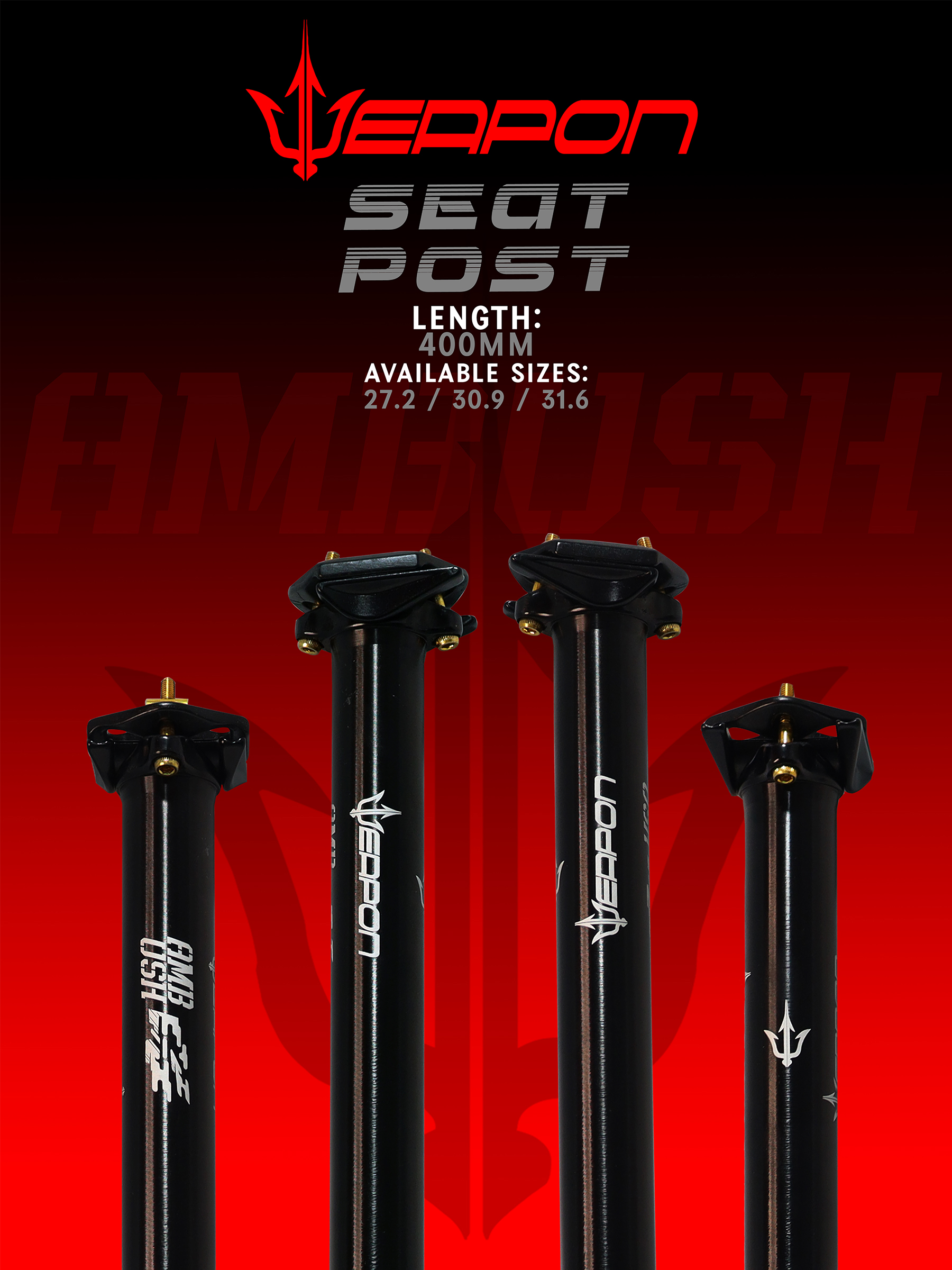 Weapon seatpost new arrivals