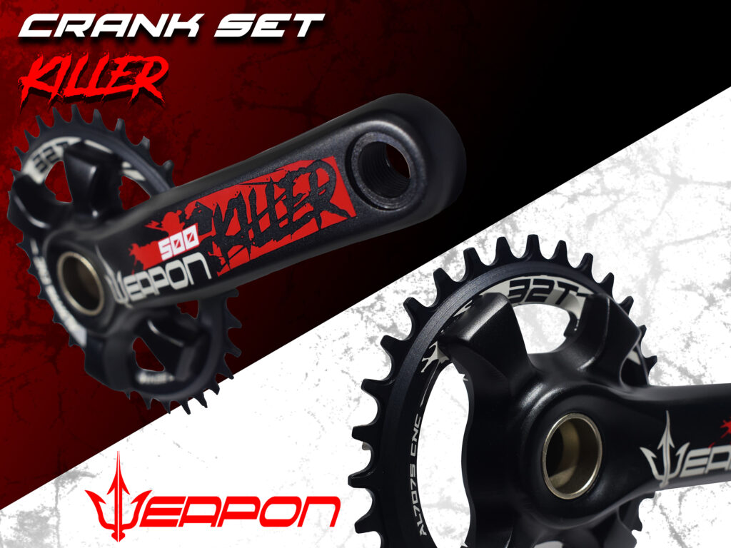 weapon crankset 2x