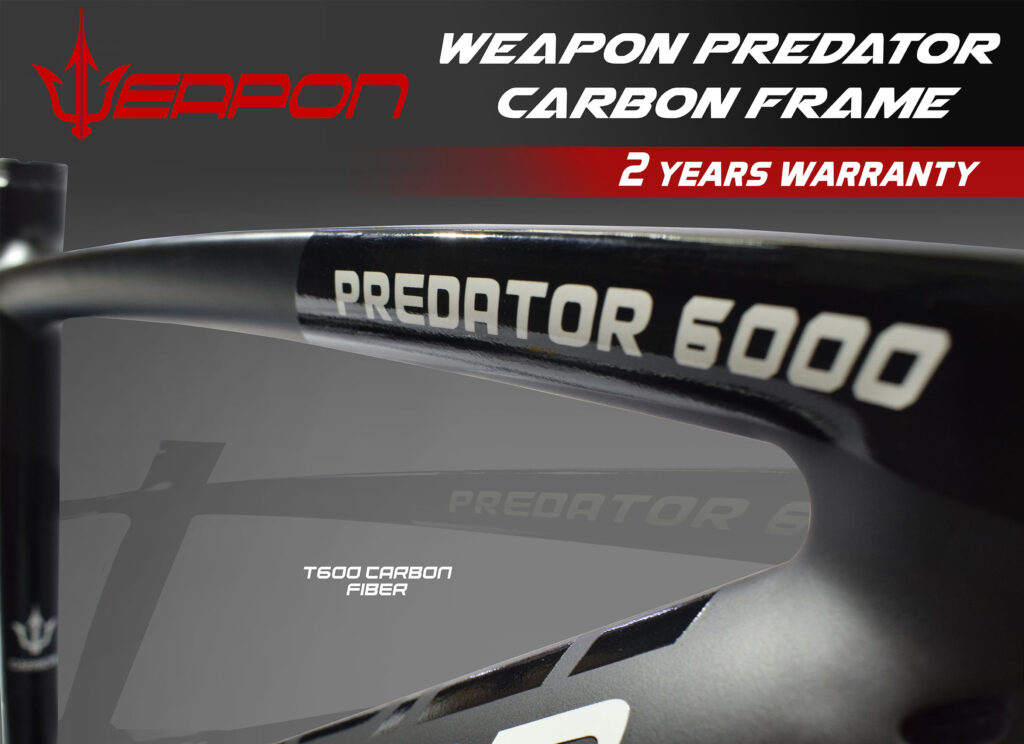 weapon predator carbon frame price