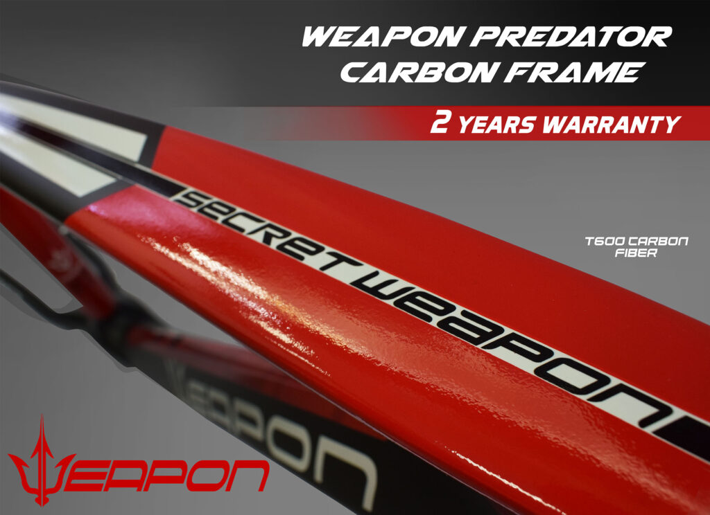 weapon predator carbon frame