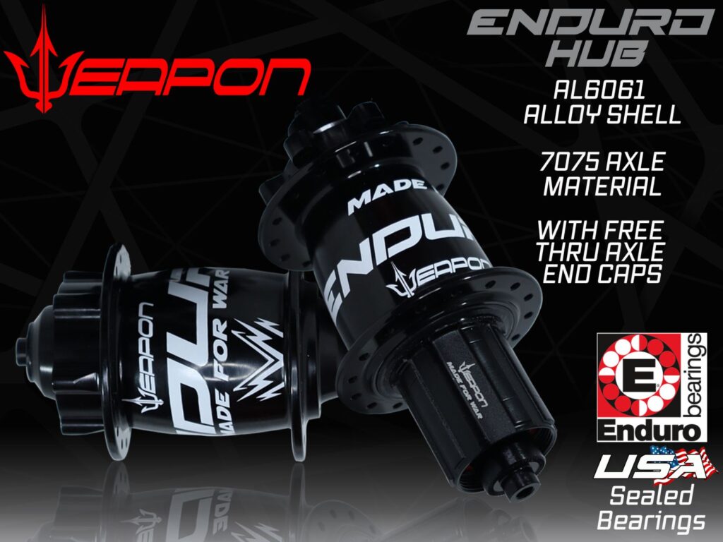 weapon enduro hubs